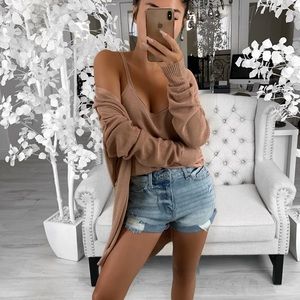 Reposh- ekattire Women's Tan Sweater